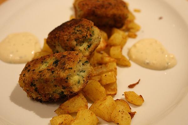 Fish Fillet with Herb and Parmesan Crust