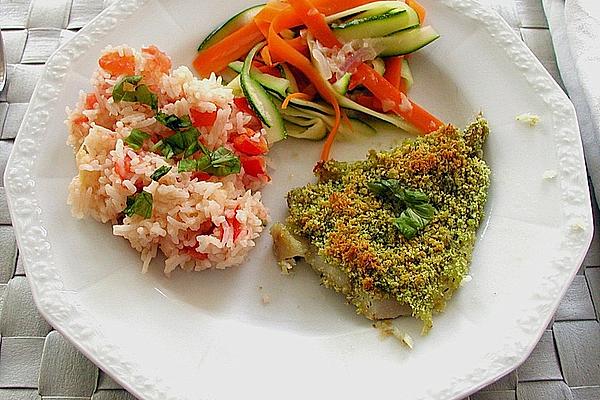 Fish Fillet with Herb Crust
