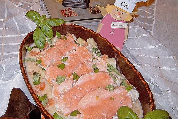 Fish Fillet with Smoked Salmon