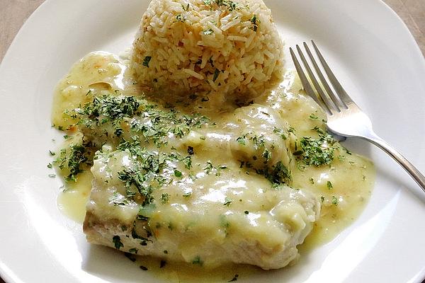 Fish Fillets in White Wine