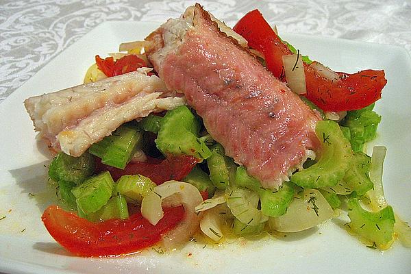 Fish Salad with Smoked Fish