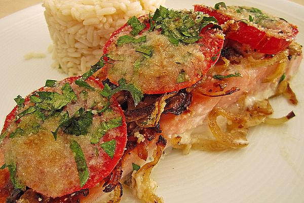 Fish with Onions and Tomatoes