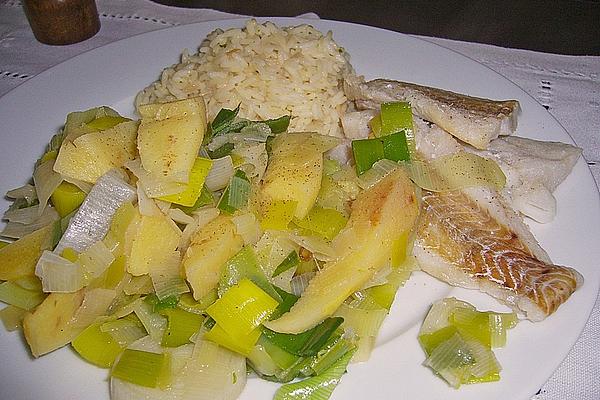 Fish with Quince – Leek – Vegetables