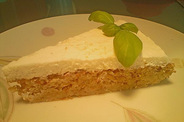 Fitness Apple-nut Cake with Quark Topping