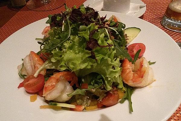 Fitness Salad with Prawns