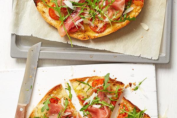 Flatbread Pizza with Serrano Ham
