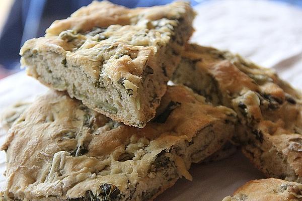 Focaccia Con Dente Di Leone