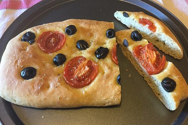 Foccacia with Cherry Tomatoes