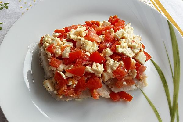 Foil Fish with Feta and Tomatoes
