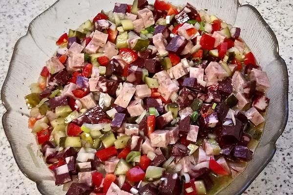 Franconian Style Homemade Sausage Salad
