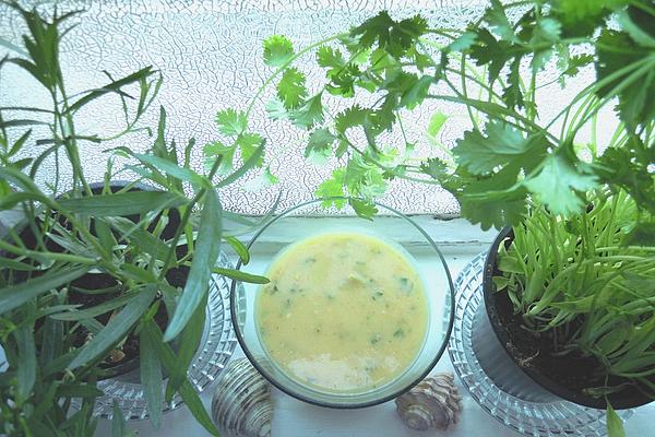 French Potato Soup with Tarragon and Coriander