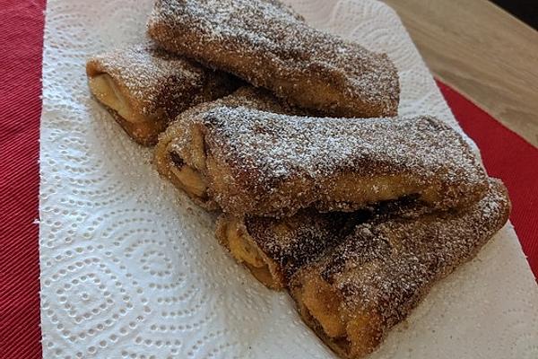 French Toast Rolls with Nutella and Strawberries