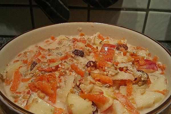 Fresh Grain Porridge with Carrot