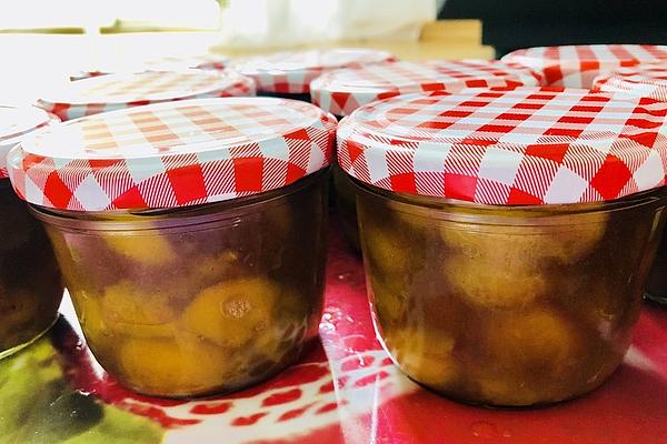 Fresh Mirabelle Compote