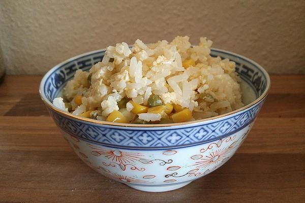 Fried Colorful Egg Rice