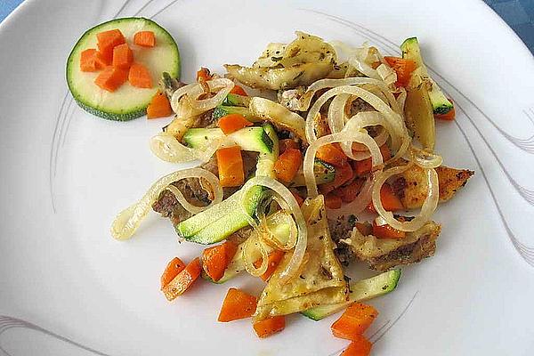 Fried Dumplings with Spring Vegetables