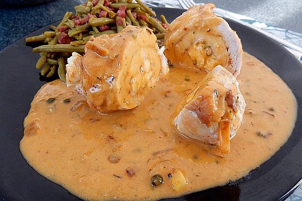 Fried Green Asparagus with Pork Rolls