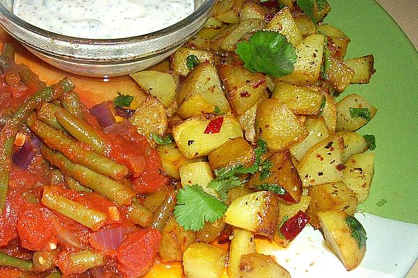 Fried Lebanese Potatoes, Hot