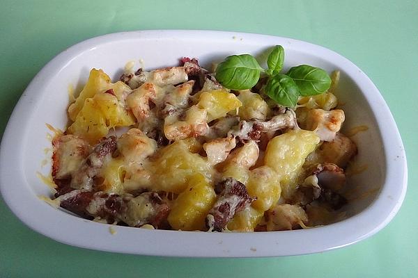 Fried Potato – Chanterelle – Casserole