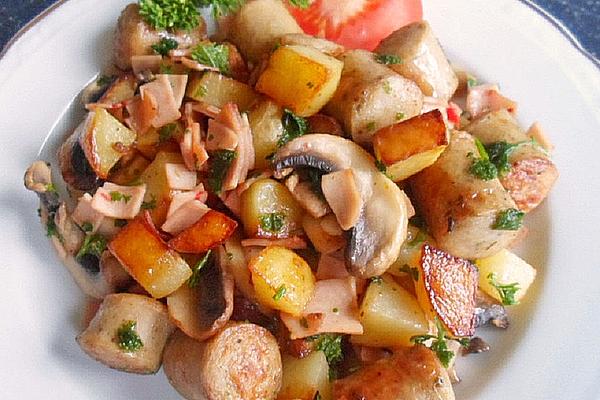 Fried Potato – Mushroom – Pan