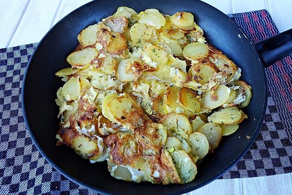 Fried Potatoes with Egg