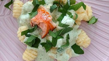 Wild Garlic – Cream Cheese – Salmon – Terrine