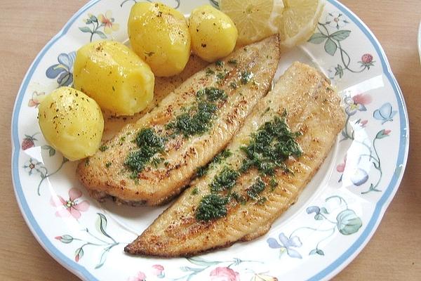 Fried Sole or Plaice