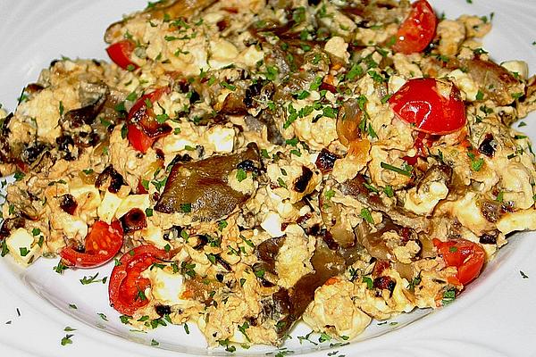 Friedhelm`s Scrambled Eggs with Oyster Mushrooms