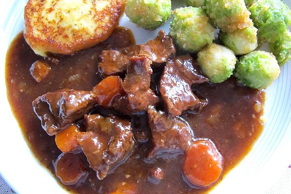 Game Goulash with Black Beer Sauce