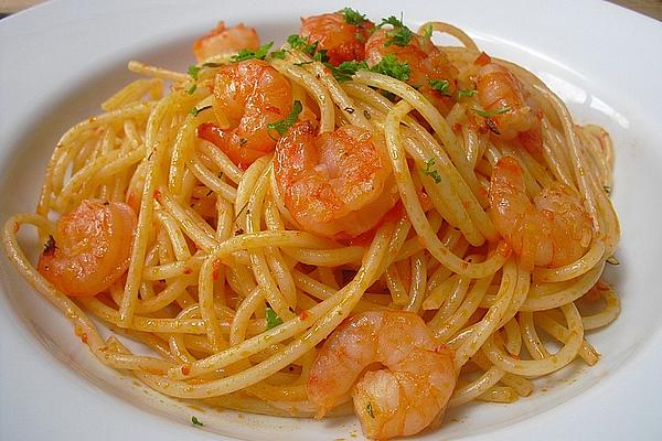 Garlic Shrimp Spaghetti À La Jogi