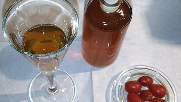 Liqueur Made from Rose Petals