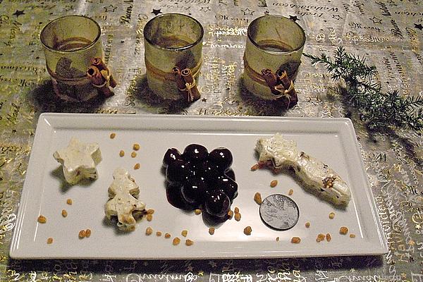 Gingerbread Parfait with Mulled Wine Cherries