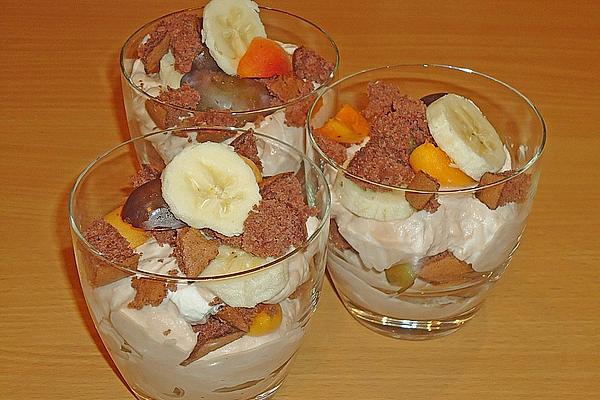 Glass Cake with Fruits