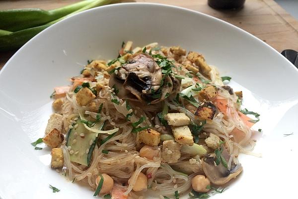 Glass Noodle Salad with Tofu and Peanuts