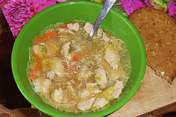 Glass Noodle Soup with Chicken