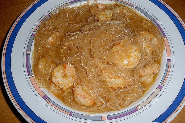 Glass Noodles with Shrimp Sauce