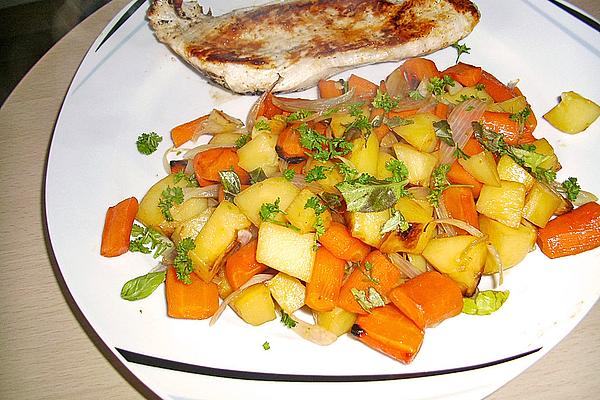 Glazed Oven Vegetables