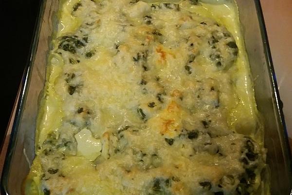 Gnocchi and Spinach Casserole