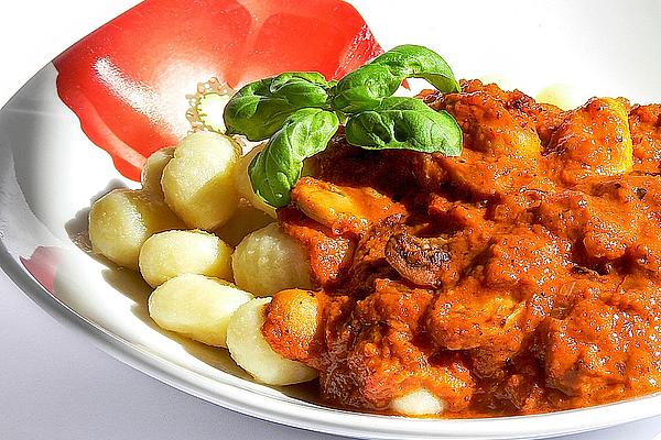 Gnocchi in Paprika Cream Sauce