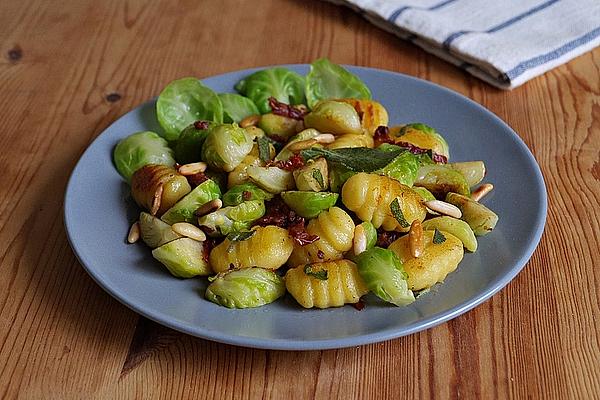Gnocchi Pan with Brussels Sprouts