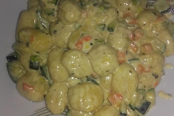 Gnocchi with Carrots and Zucchini