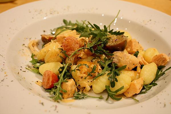 Gnocchi with Salmon and Rocket