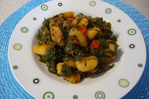 Gnocchi with Spinach and Tomatoes