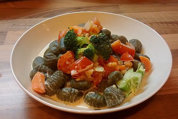 Gnocchi with Vegetable Sauce