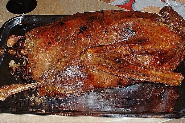 Goose with Chestnut Filling