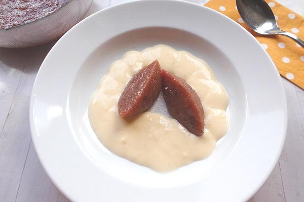 Gooseberry – Semolina Dish with Vanilla Sauce