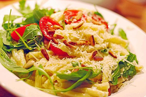 Gorgonzola Pasta with Rocket and Pine Nuts