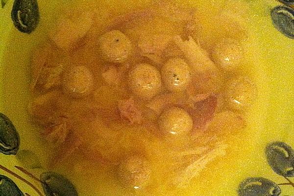 Grandma`s Best Chicken Soup with Rusk Dumplings
