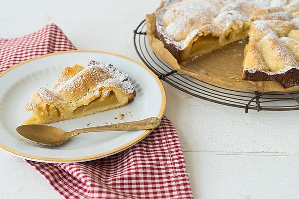 Grandma`s Covered Apple Pie – with Chardonnay