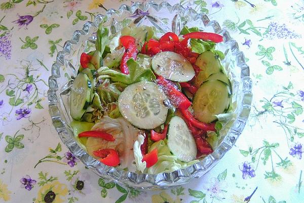 Grandma`s Salad Dressing with Vegetable Broth